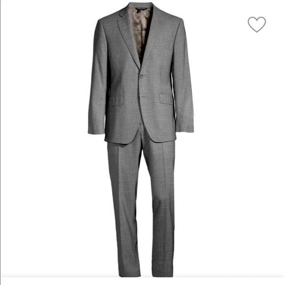 ✨Ermenegildo Zegna/SAKS FIFTH AVENUE Pinstriped Wool/Silk SZ 40L Suit✨ - Picture 3 of 14